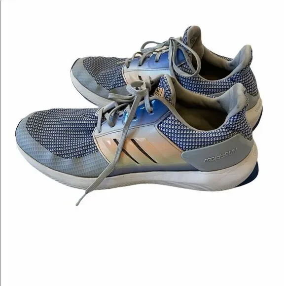 ADIDAS RAPIDA RUN Blue & Pink Running Shoe 5 1/2 - Picture 5 of 12